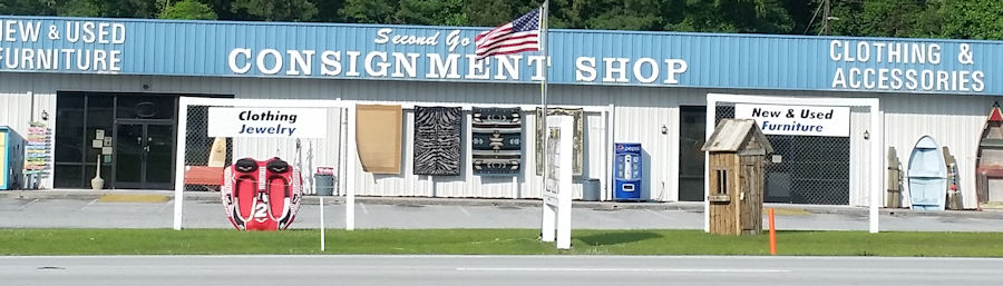 Second Go Round Consignment Store Front, Carteret County, NC